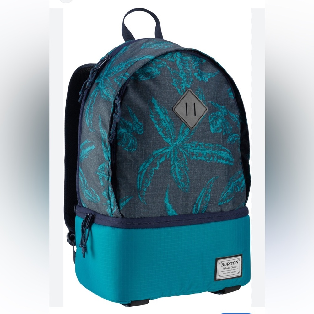 Burton Big Buddy Back Pack With Cooler In Tropical Print
